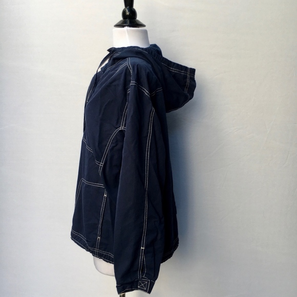 NIKE Navy Pullover Jacket Size L - Picture 3 of 4